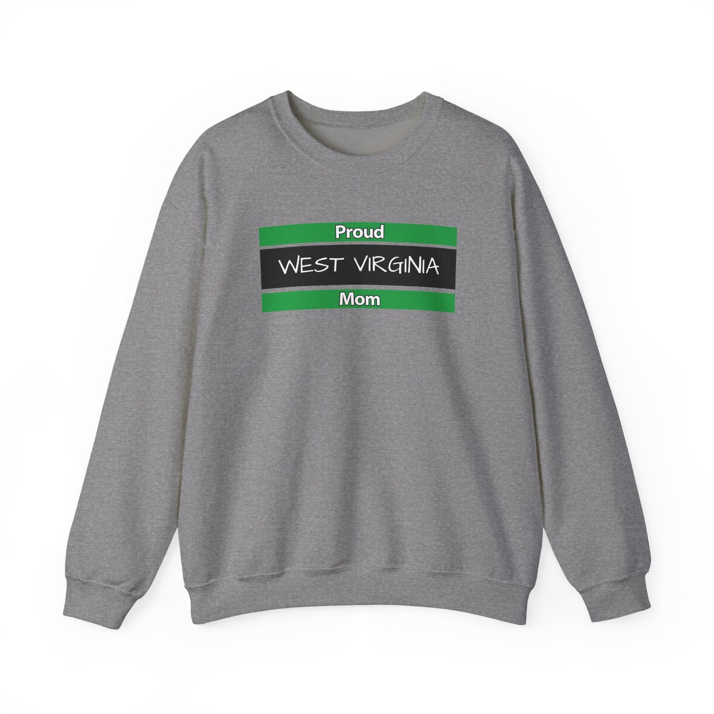 Proud West Virginia Mom Crewneck Sweatshirt