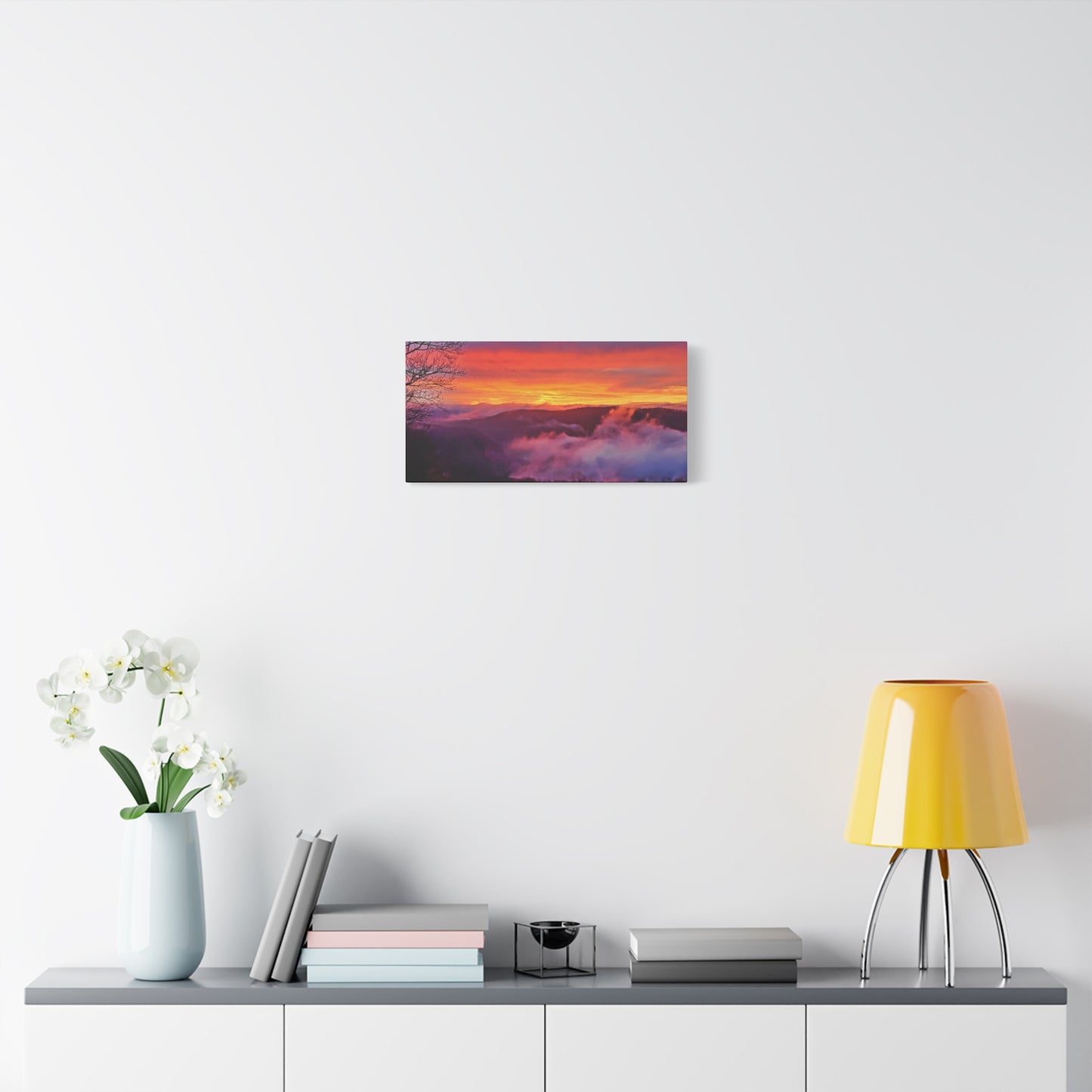 Pipestem, West Virginia Sunset Canvas Wall Art