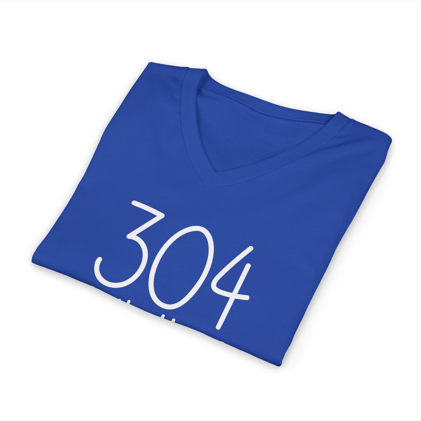 304 in the House Unisex Jersey Short Sleeve V-Neck Tee