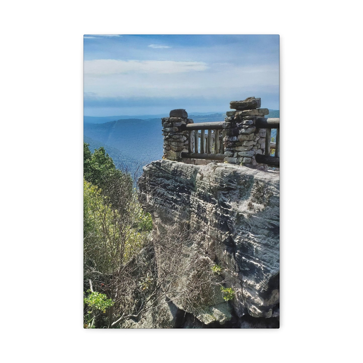 Coopers Rock in West Virginia Matte Canvas