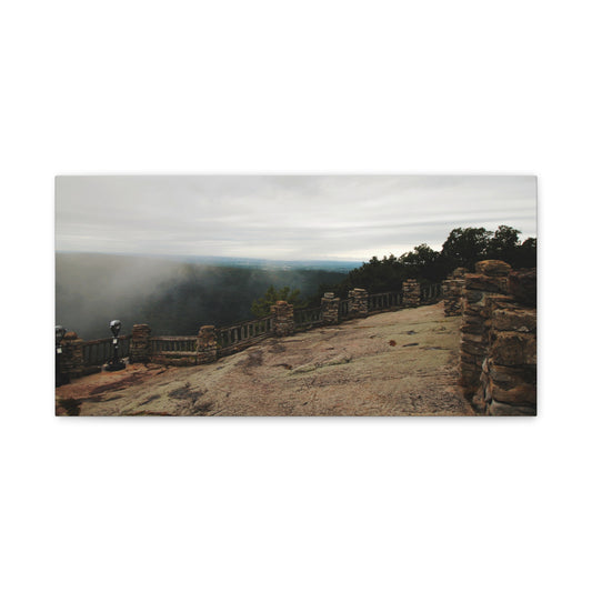 Majestic Coopers Rock in West Virginia - 20X10 Matte Canvas for Your Home Decor