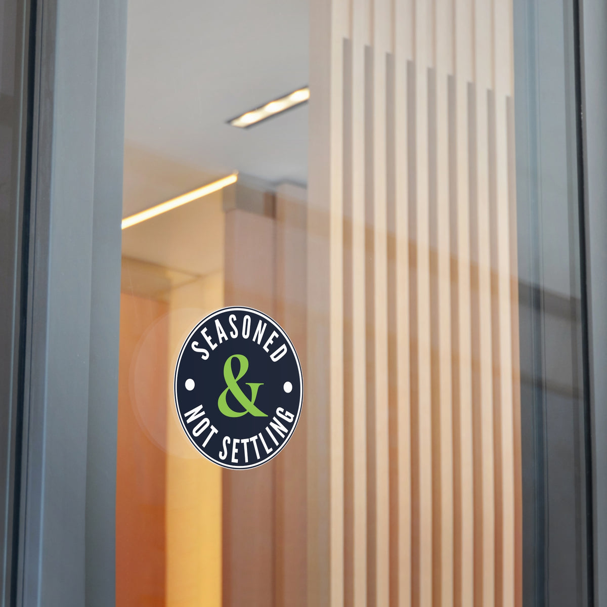 Seasoned & Not Settling Movement Sticker
