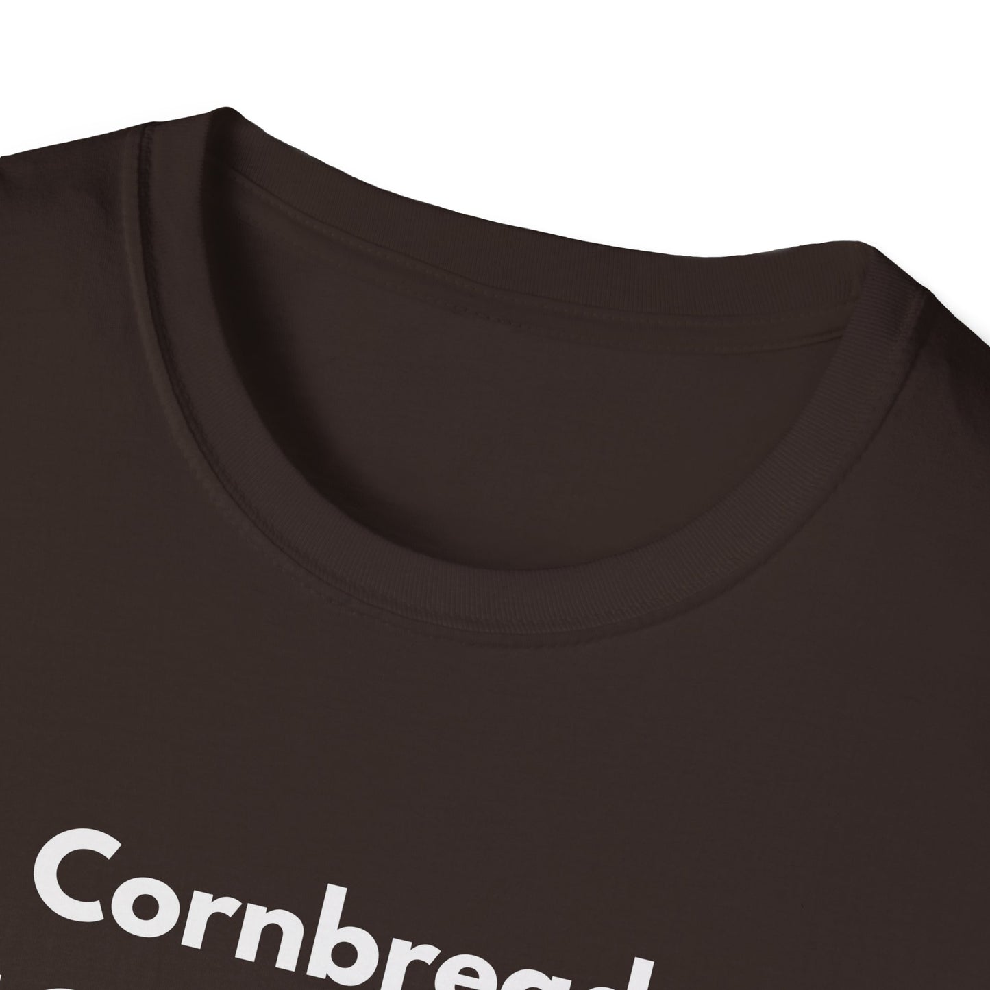 Cornbread No Sugar Navy T-Shirt | Funny Southern Saying Tee | Appalachian Humor Shirt | Gildan Softstyle 64000