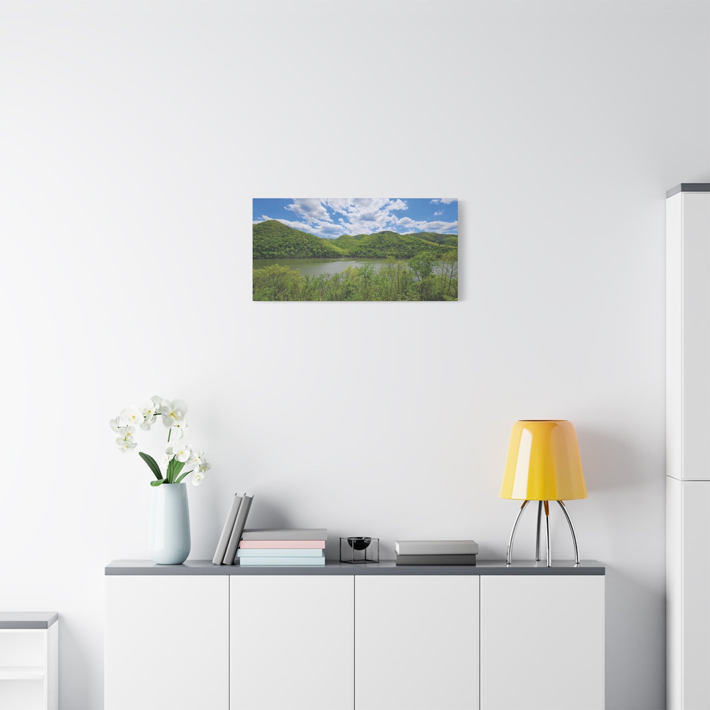 Bluestone Lake West Virginia Canvas Wall Art