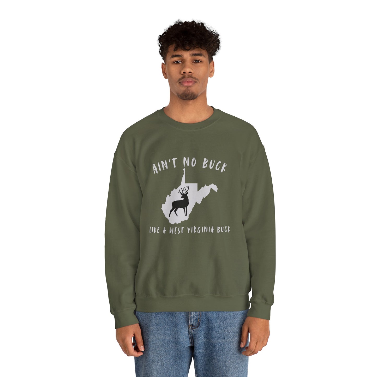 West Virginia Buck Crewneck Sweatshirt