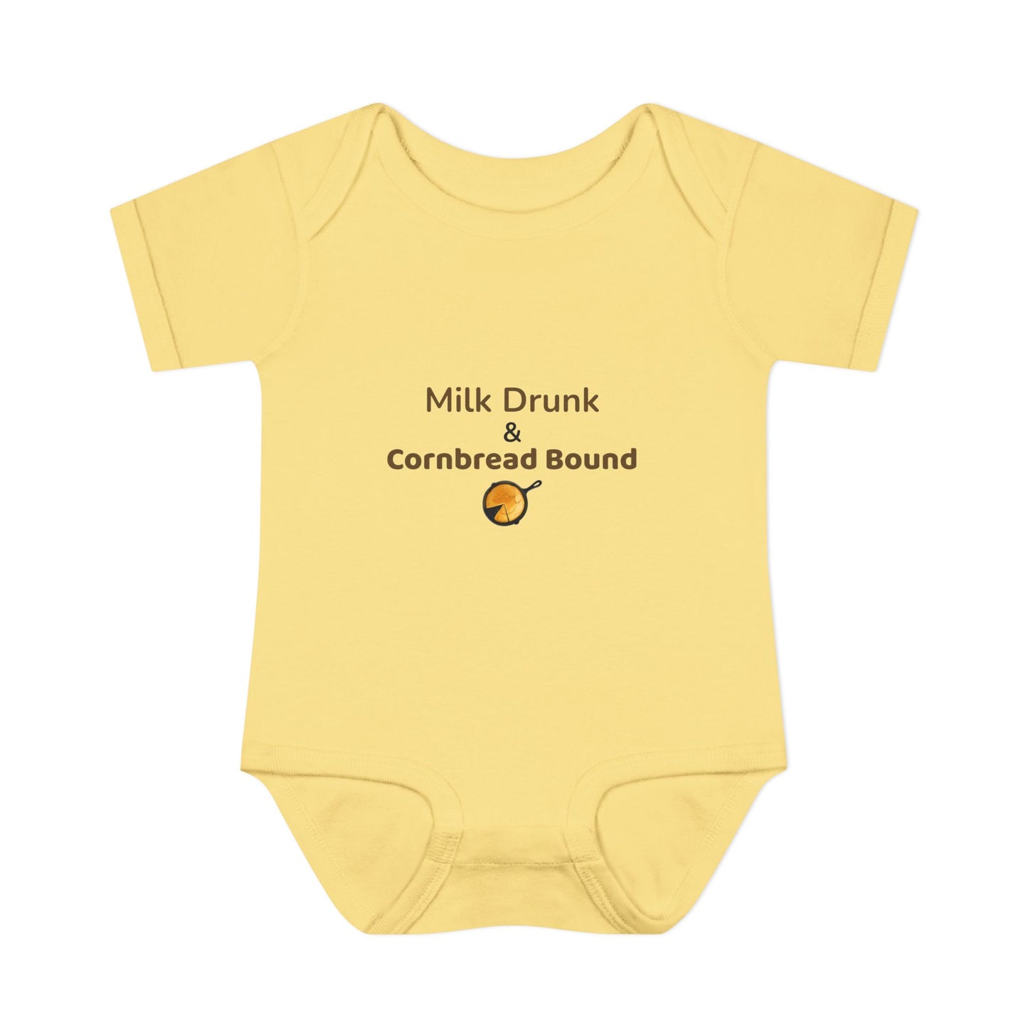 Milk Drunk & Cornbread Bound Baby Onesie – Funny Appalachian Baby Gift  👉 Hits: