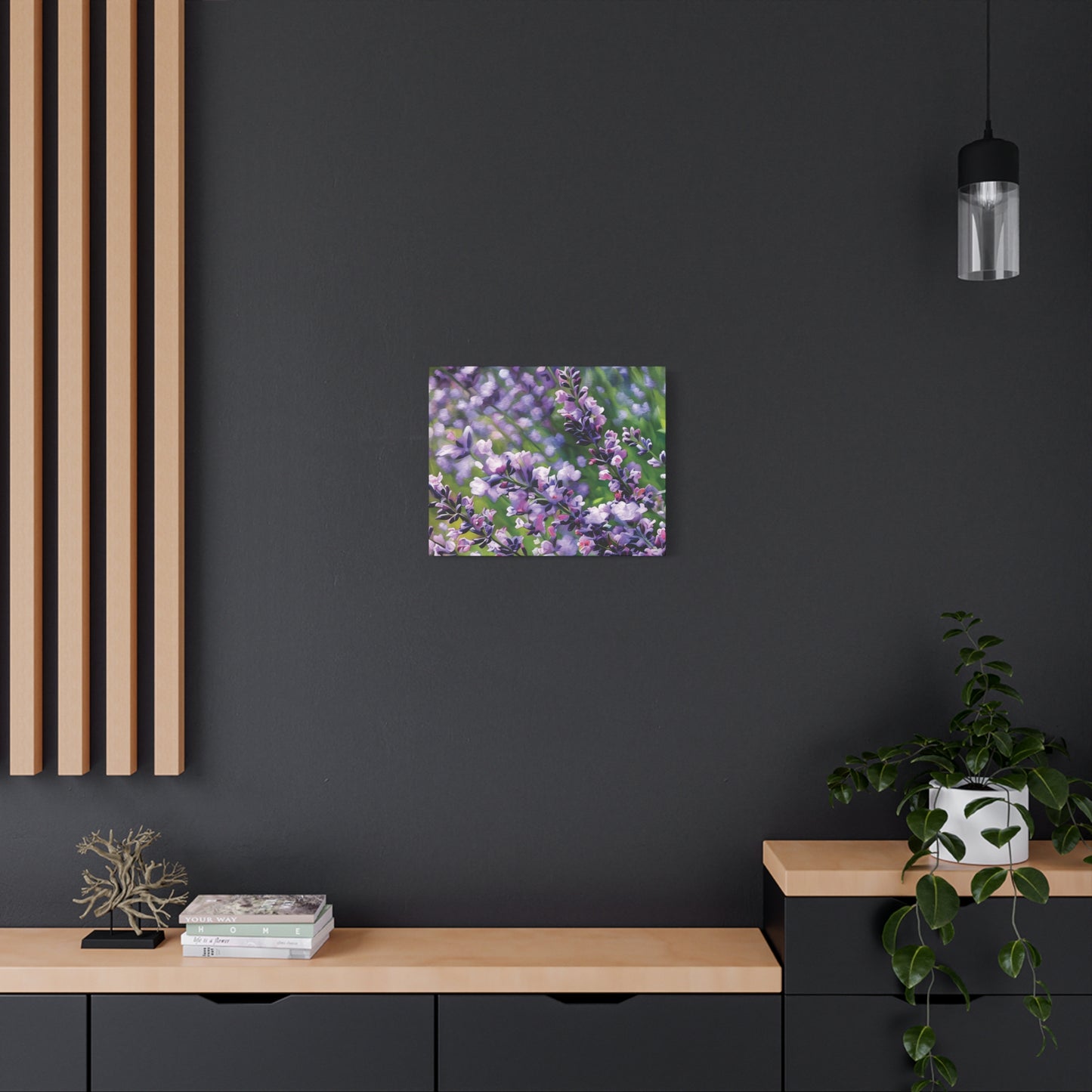 Peaceful Lavender – Photo-to-Painting Floral Wall Art