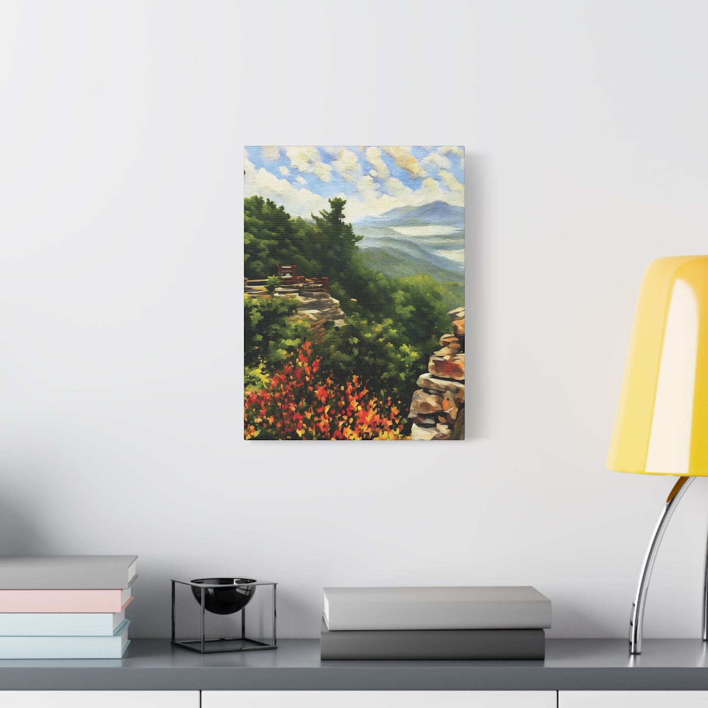 West Virginia Whispers from the Rock--Stretched Canvas Wall Art