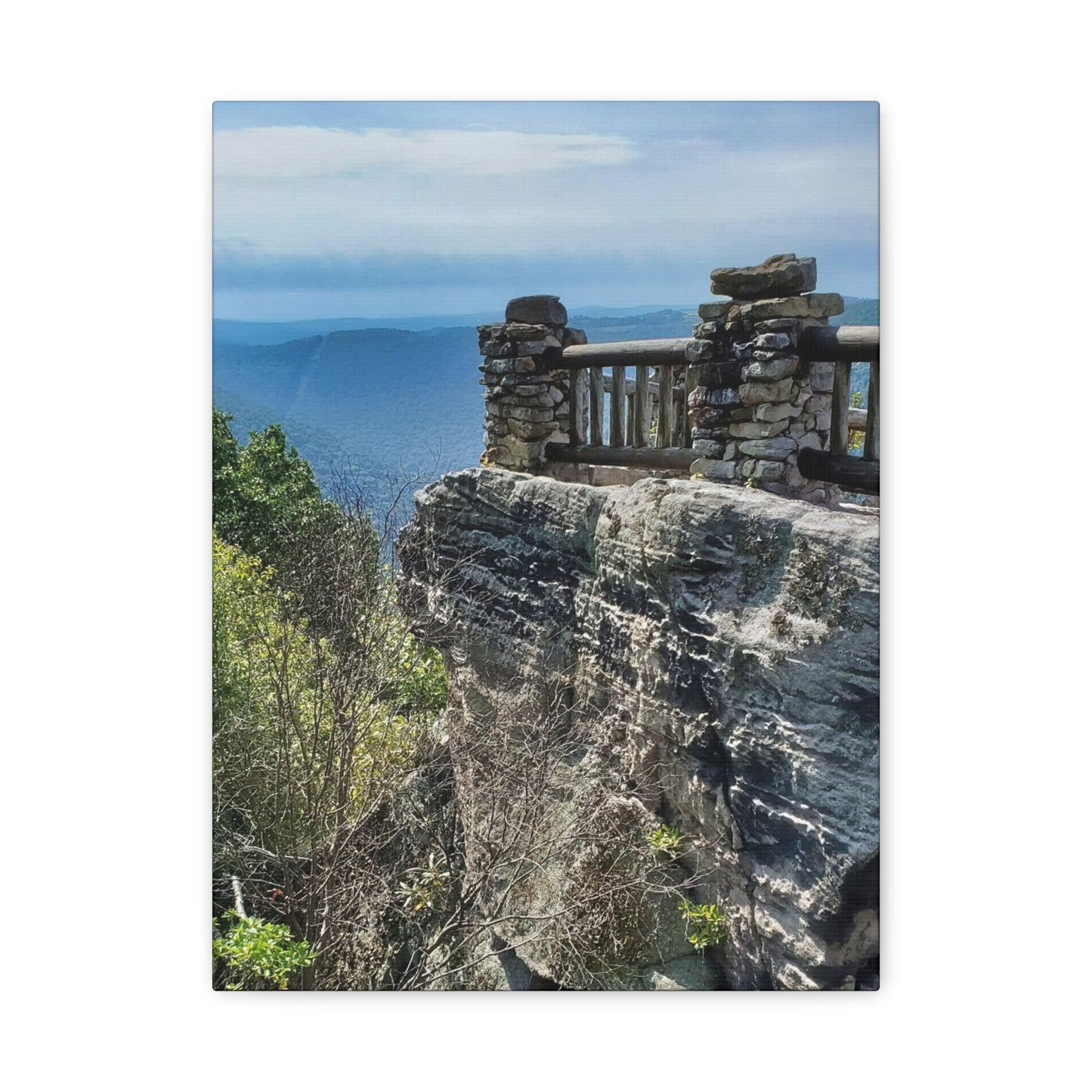 Coopers Rock in West Virginia Matte Canvas