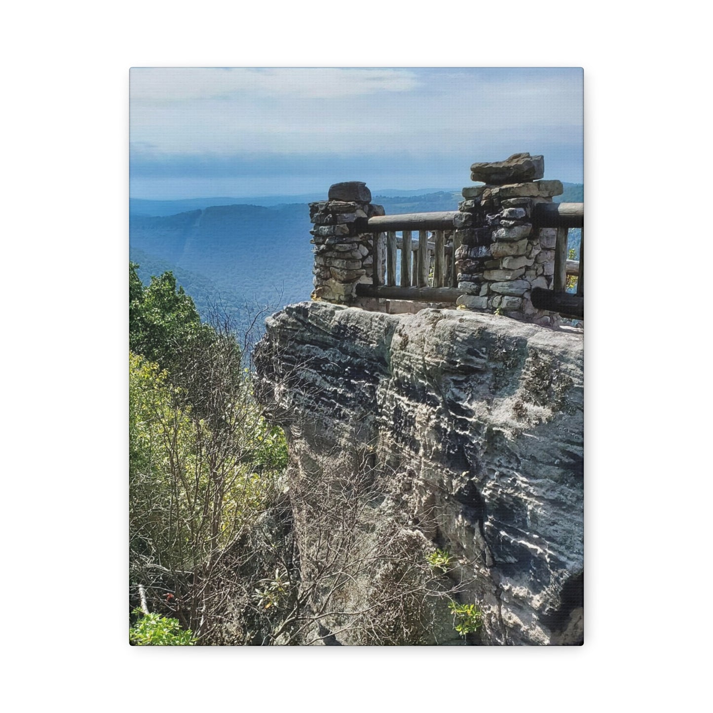 Coopers Rock in West Virginia Matte Canvas
