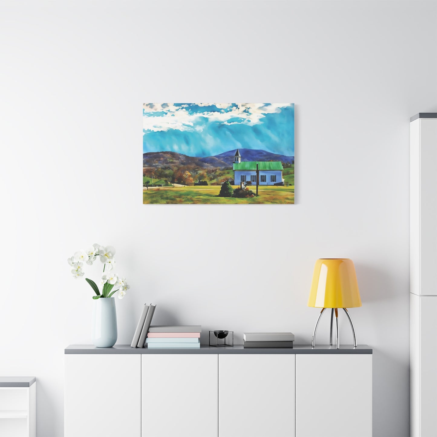 Edray Church, Est. 1883 – Appalachian Landmark on Canvas