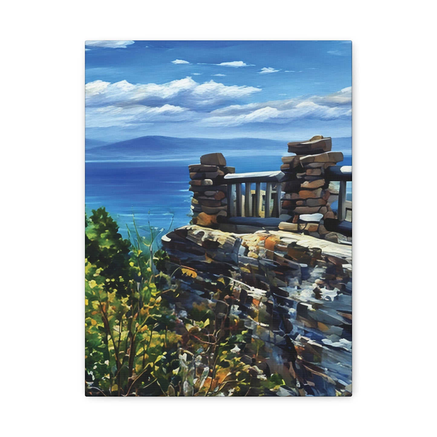 Coopers Rock West Virginia Canvas Wall Art