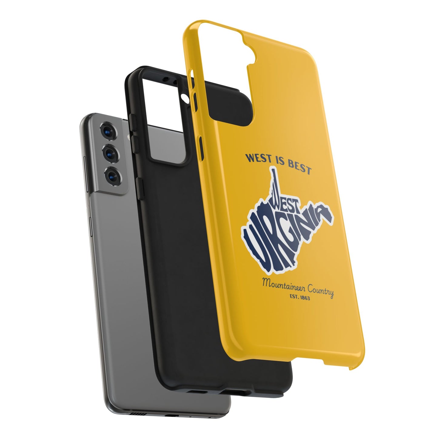 West Is Best Phone Case – Mountaineer Country WV Design