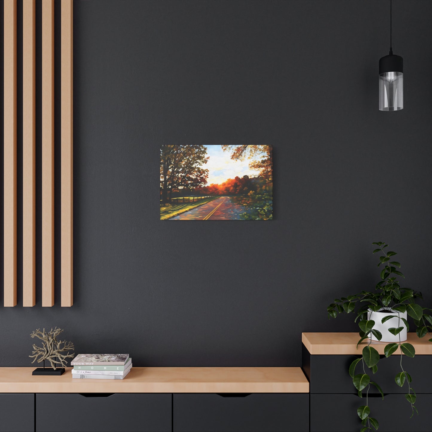 Blue Ridge Parkway Watercolor Canvas | Appalachian Wall Art from 304 in the House