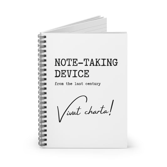 Long Live Paper! Spiral Notebook