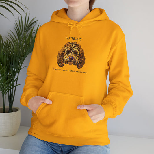 Baxter Says: If You Ain’t Gonna Pet Me, Move Along – Tee from Yours Truly
