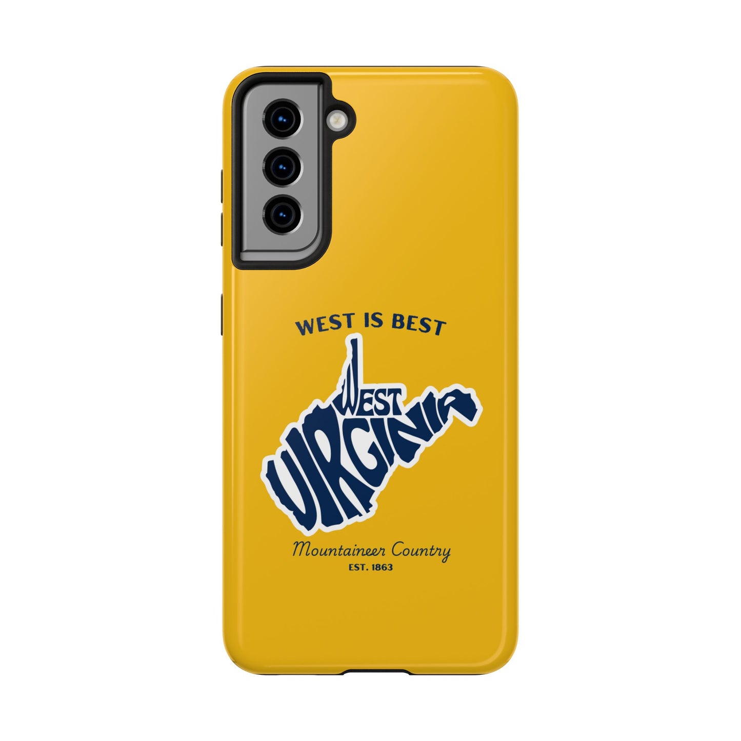 West Is Best Phone Case – Mountaineer Country WV Design