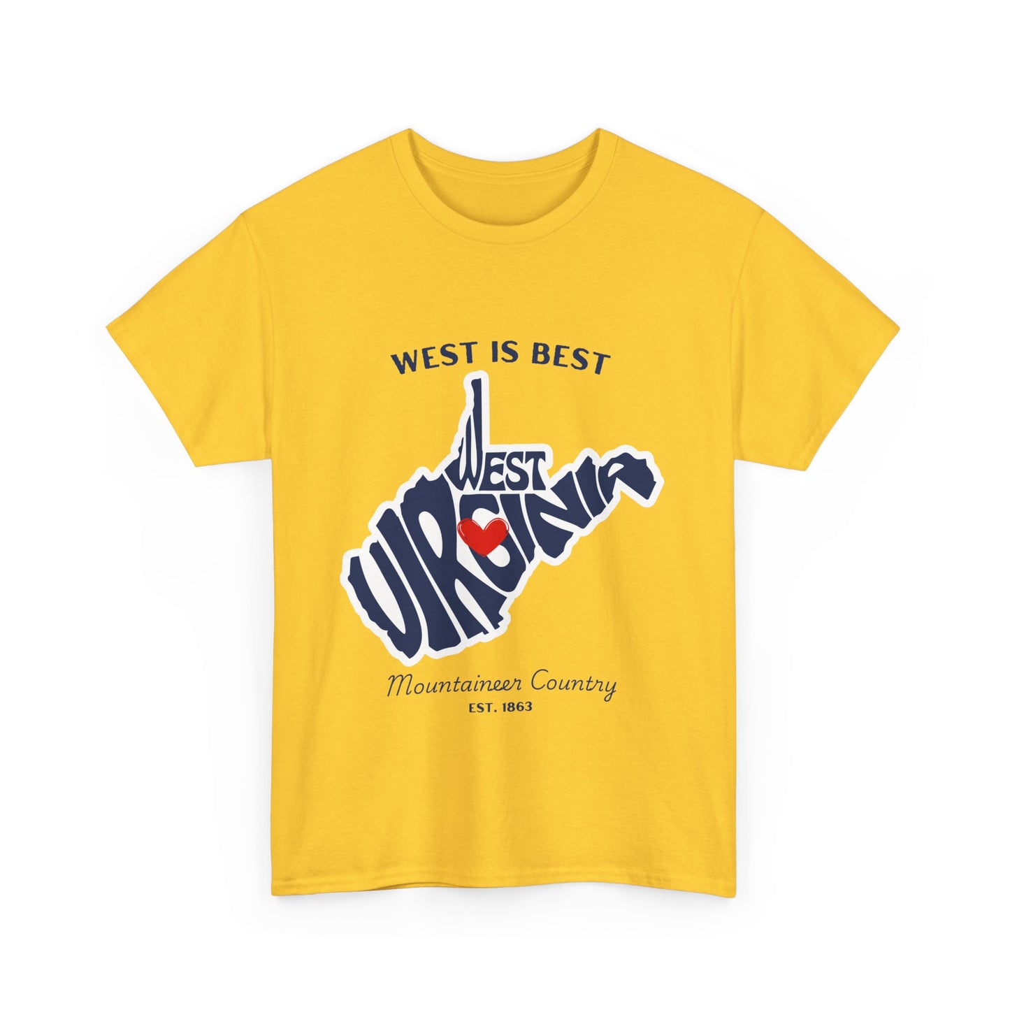 West Virginia Heavy Cotton Tee