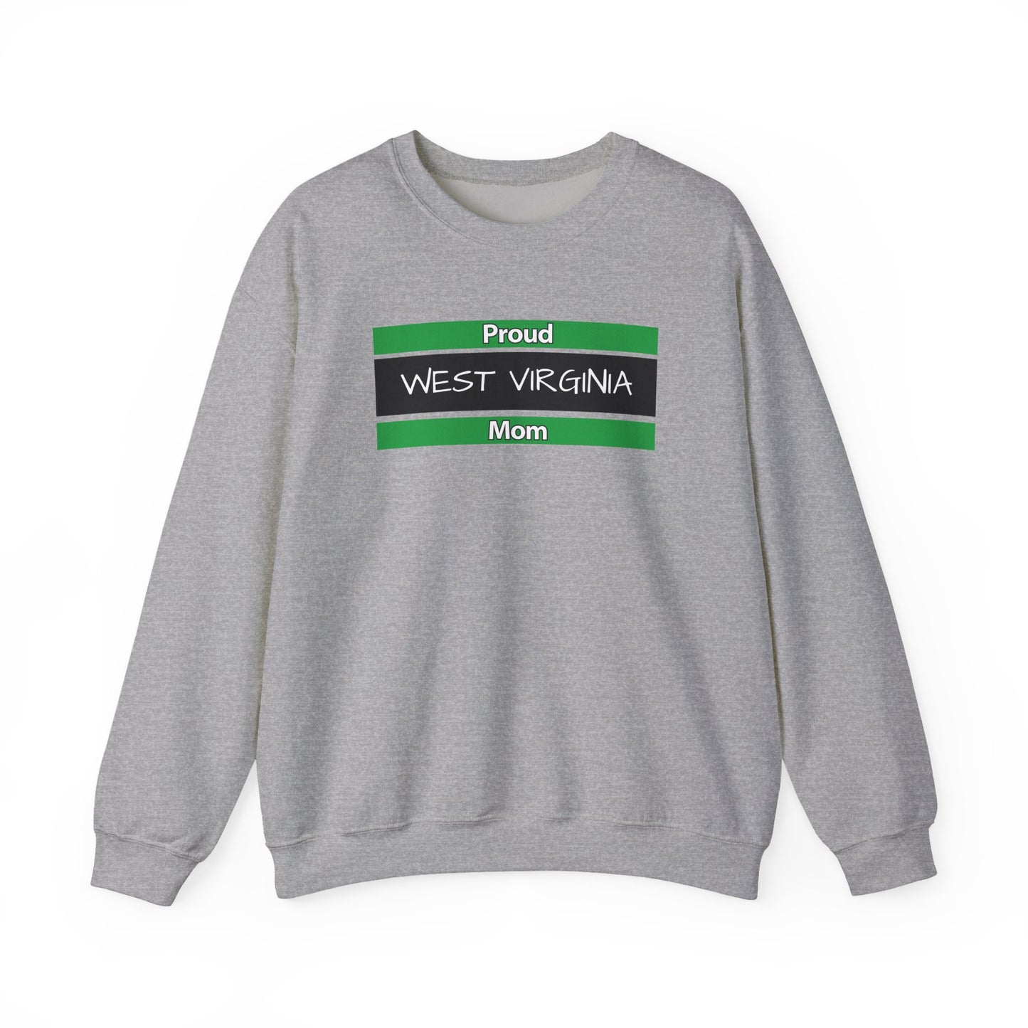 Proud West Virginia Mom Crewneck Sweatshirt