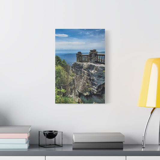 Coopers Rock in West Virginia Matte Canvas